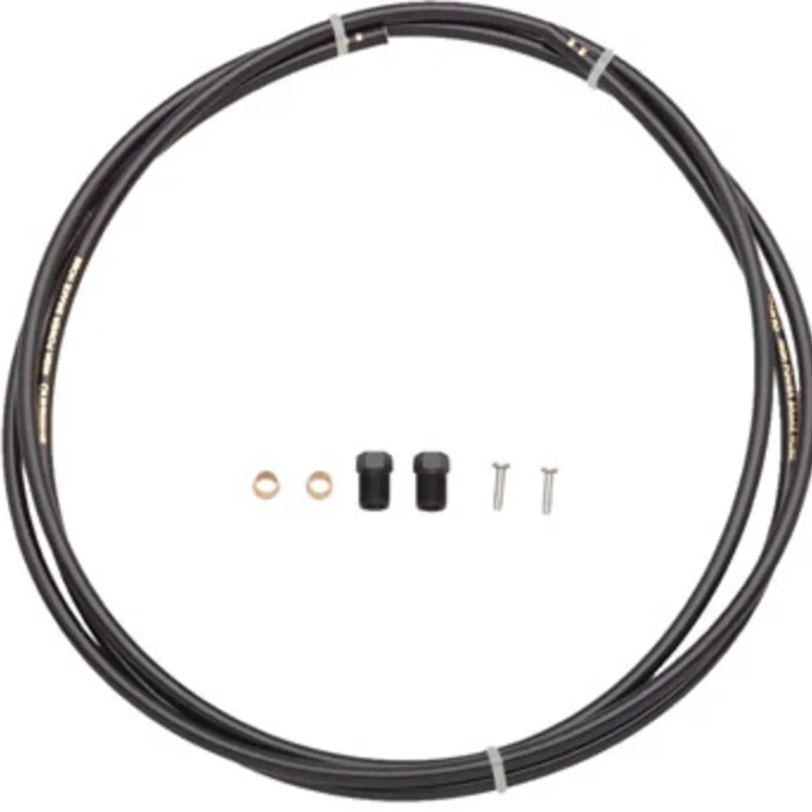 Shimano Shimano SM-BH90-SS High Pressure Disc Brake Hose Kit - Straight Caliper Caliper Connector, 1700mm, Black