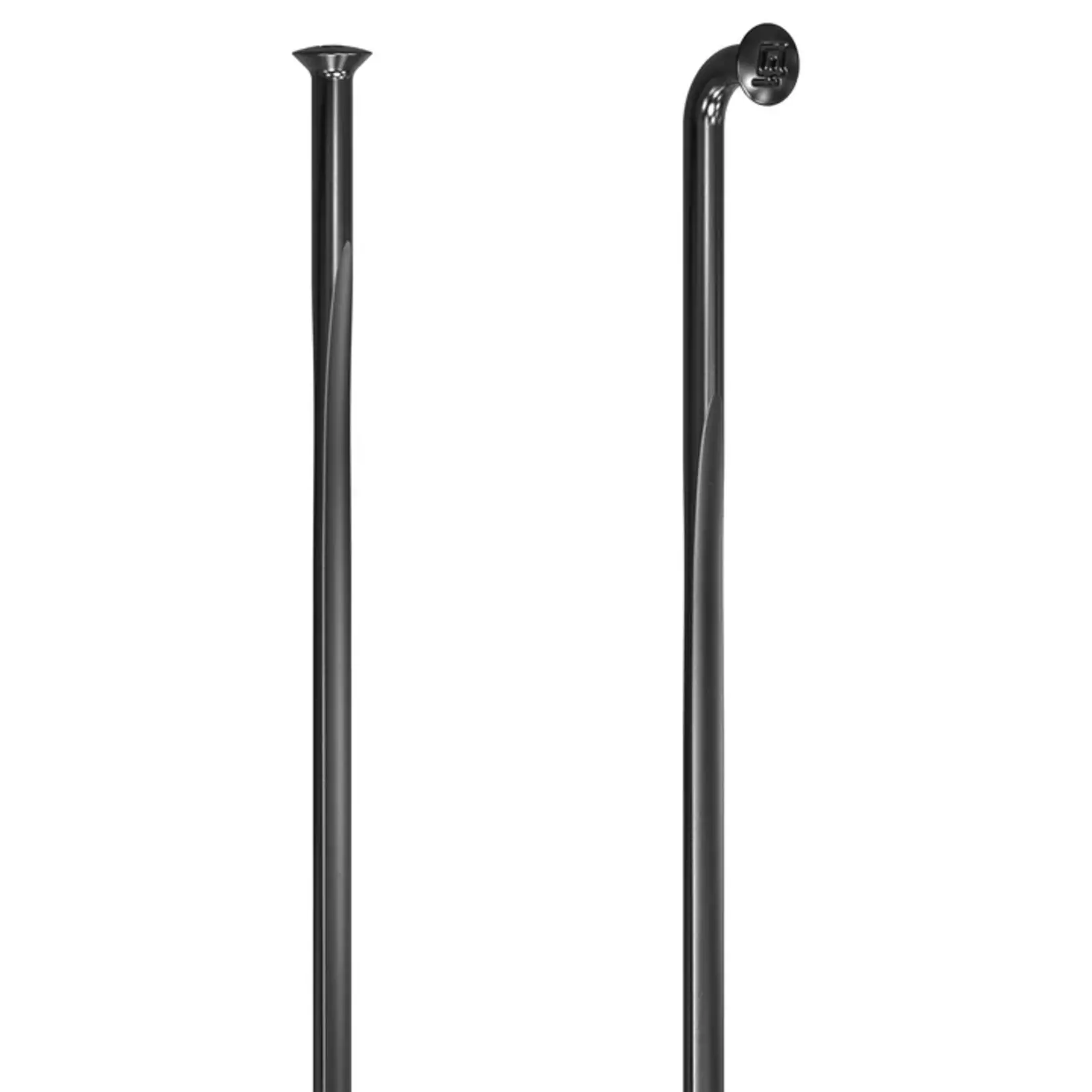 DT Swiss DT Swiss Aerolite Spoke - 2.0mm, Bladed, 290mm, Straight Pull, Black ,Each