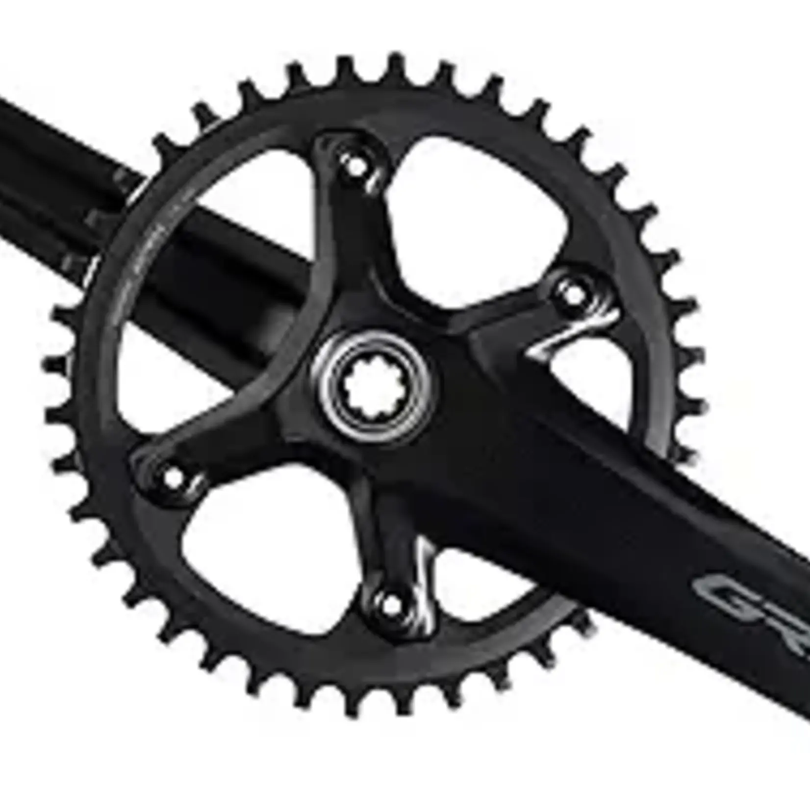Shimano Shimano GRX FC-RX600-1 Crankset - 175mm, 11-Speed, 40t, 110 BCD, Hollowtech II Spindle Interface, Black