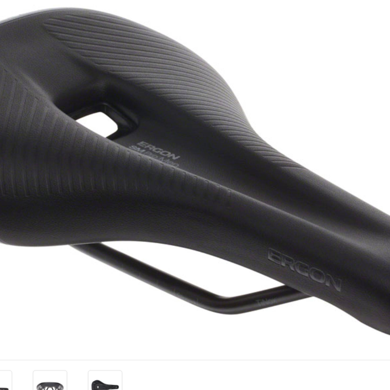 Ergon Ergon SM Pro Saddle - Titanium, Stealth, Men's, Medium/Large
