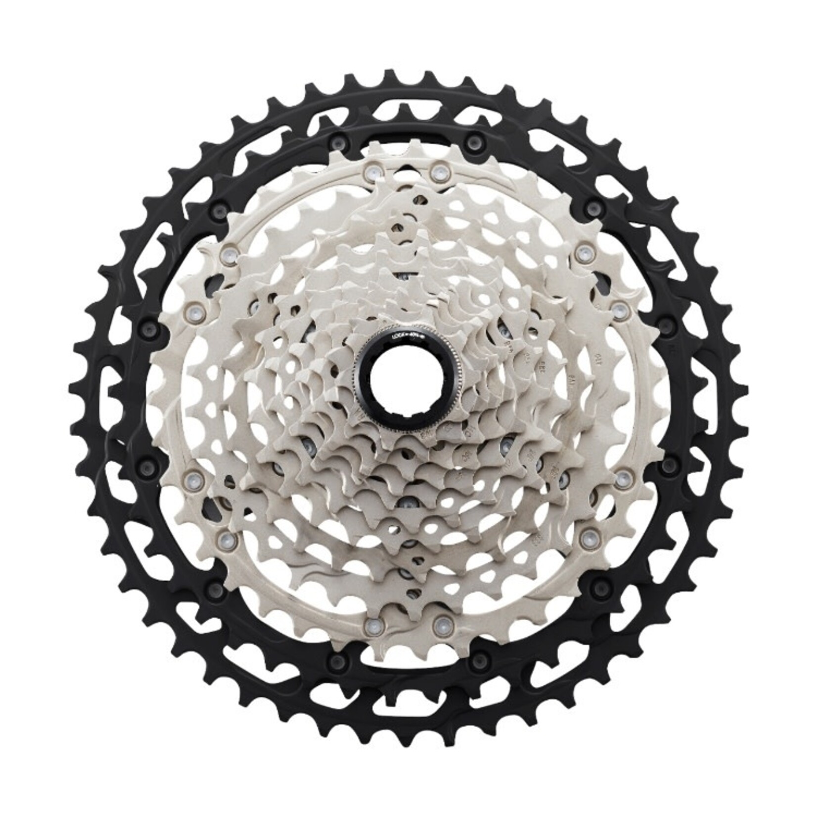 Shimano Shimano XT CS-M8100 Cassette - 12-Speed, 10-51t, Silver/Black, Micro Spline