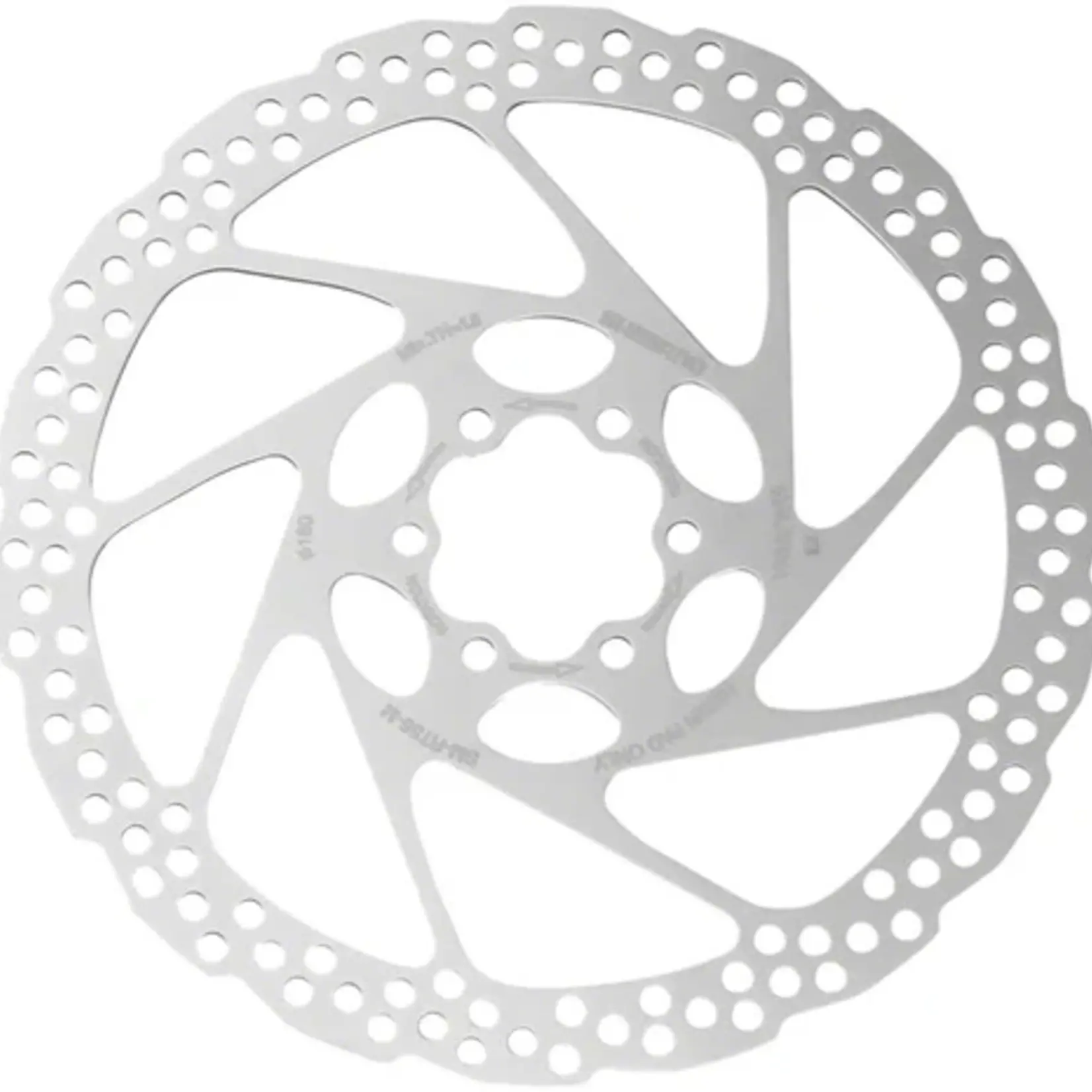 Shimano Shimano Deore SM-RT56-MP Disc Brake Rotor - 180mm, 6-Bolt, For Resin Pads Only, Silver