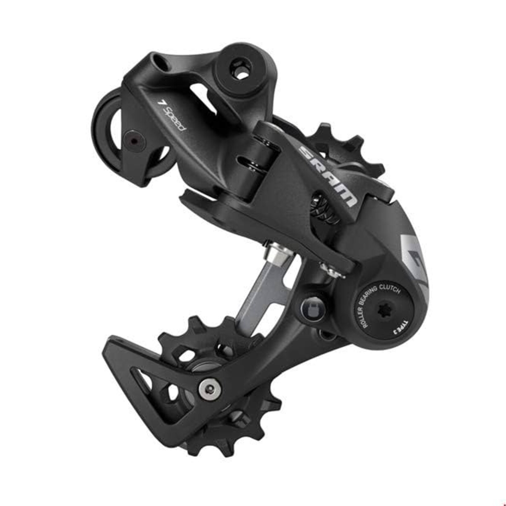 SRAM SRAM GX DH Rear Derailleur - 7-Speed, Medium Cage, Black, with Clutch, A3