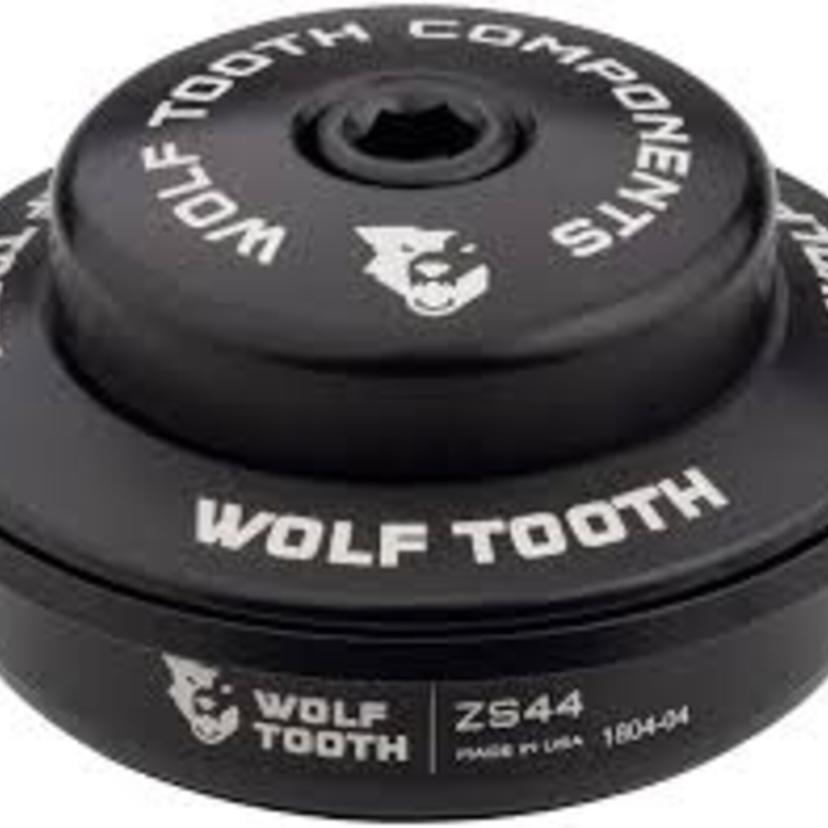Wolf Tooth Wolf Tooth Performance Headset - ZS44/28.6 Upper, 6mm Stack, Black