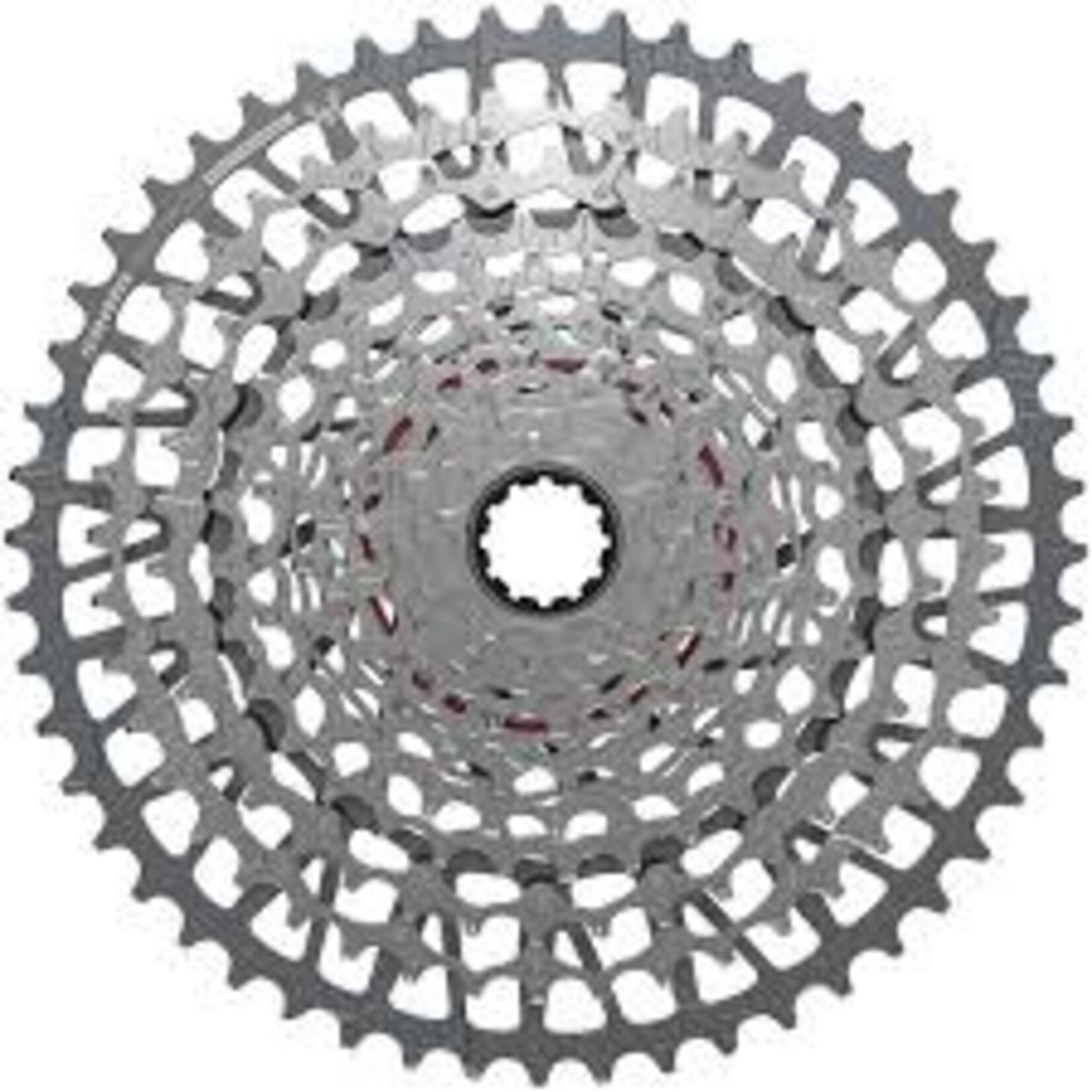 SRAM SRAM GX Eagle T-Type XS-1275 Cassette - 12-Speed, 10-52t, For XD Driver, Black/Silver