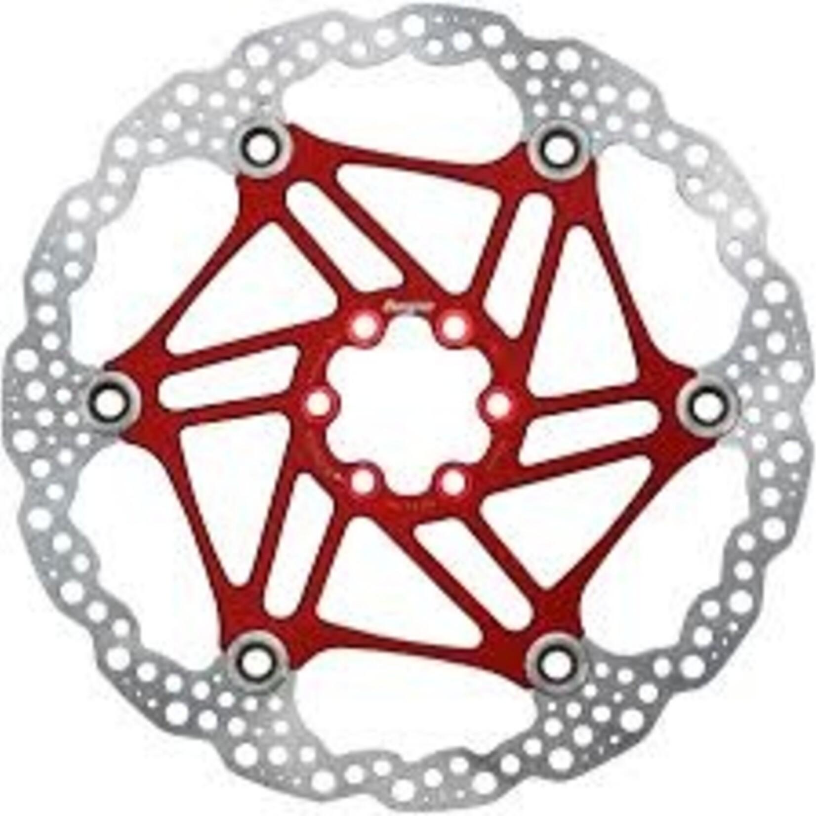 Hope Hope Floating Disc Brake Rotor - 200mm, 6-Bolt, Red