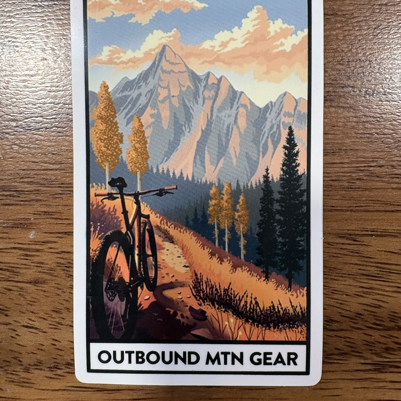 Outbound Mountain Gear OMG Bike Sticker
