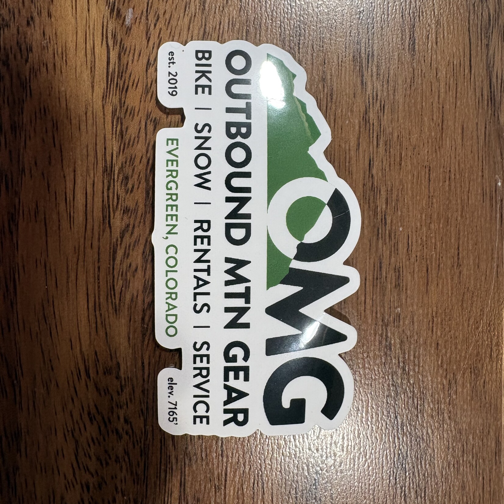 Outbound Mountain Gear OMG Sticker