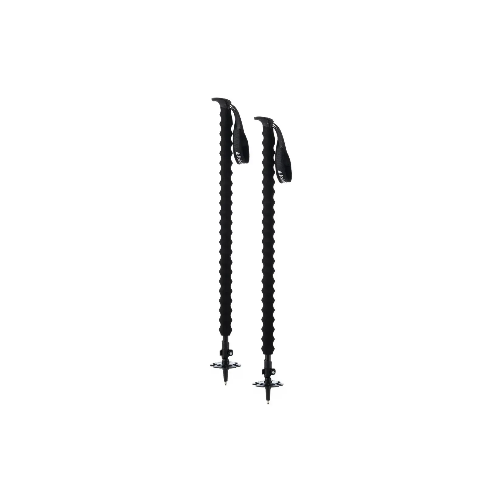 Folkrm Folkrm Pahto Ski Poles Onyx Black