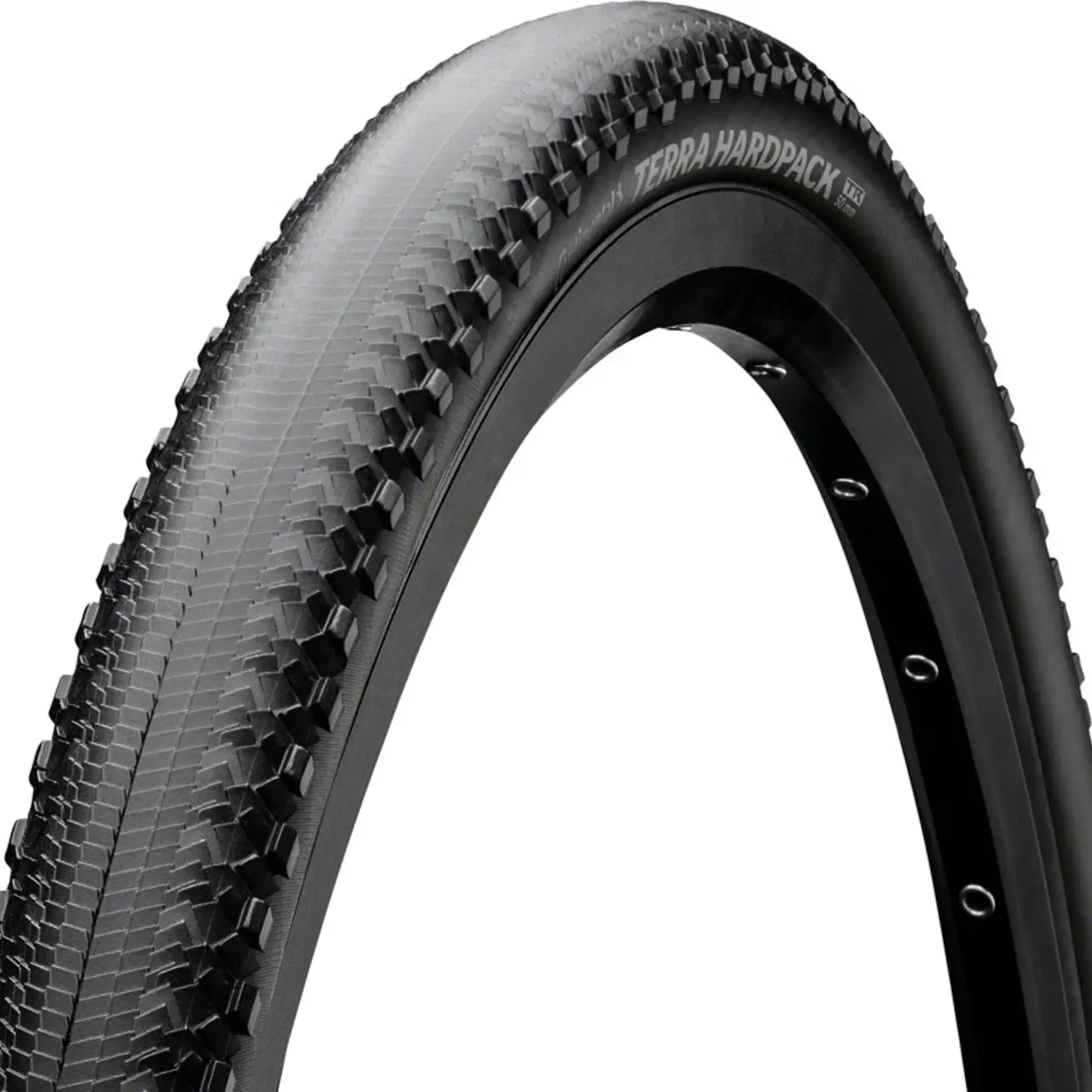 Continental Continental Terra Hardpack Tire - 700 x 50, Tubeless, Folding, Black, PureGrip, ShieldWall System, E25