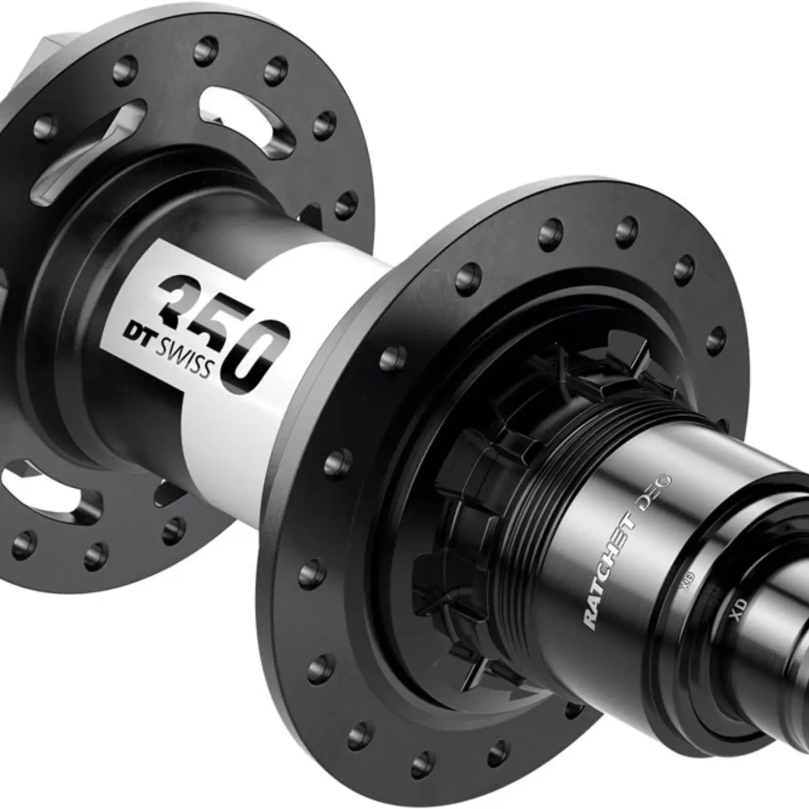 DT Swiss DT Swiss 350 DEG Rear Hub - 12 x 148mm, 6-Bolt, XD, Black, 32H, 72pt