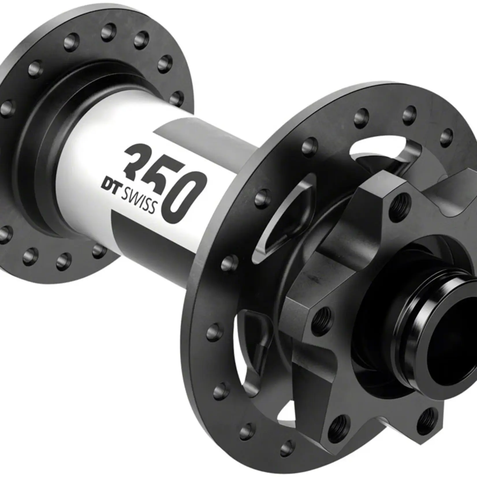 DT Swiss DT Swiss 350 Front Hub - 15 x 110mm, 6-Bolt, Black, 32H
