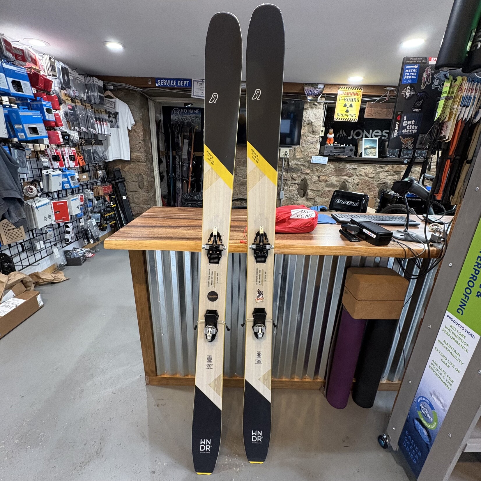 WNDR Alpine DEMO WNDR Intention 108 w/ ATK Touring Binding and Skins