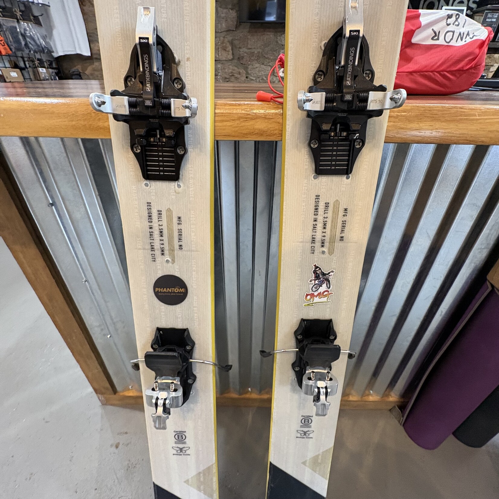 WNDR Alpine DEMO WNDR Intention 108 w/ ATK Touring Binding and Skins