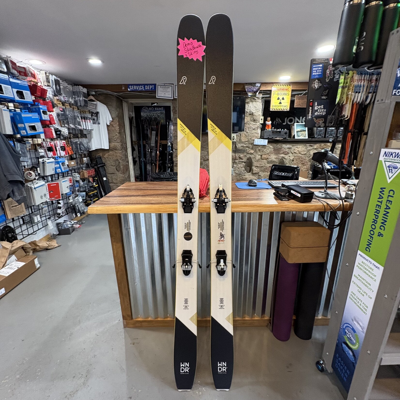 WNDR Alpine DEMO WNDR Intention 108 w/ ATK Touring Binding and Skins