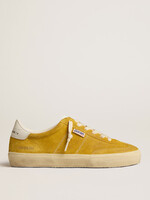 Golden Goose Soul-Star- Yellow- Suede Upper Bio Based HF Tongue Leather Heel
