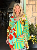 Alemais Poppy Spliced Shirt