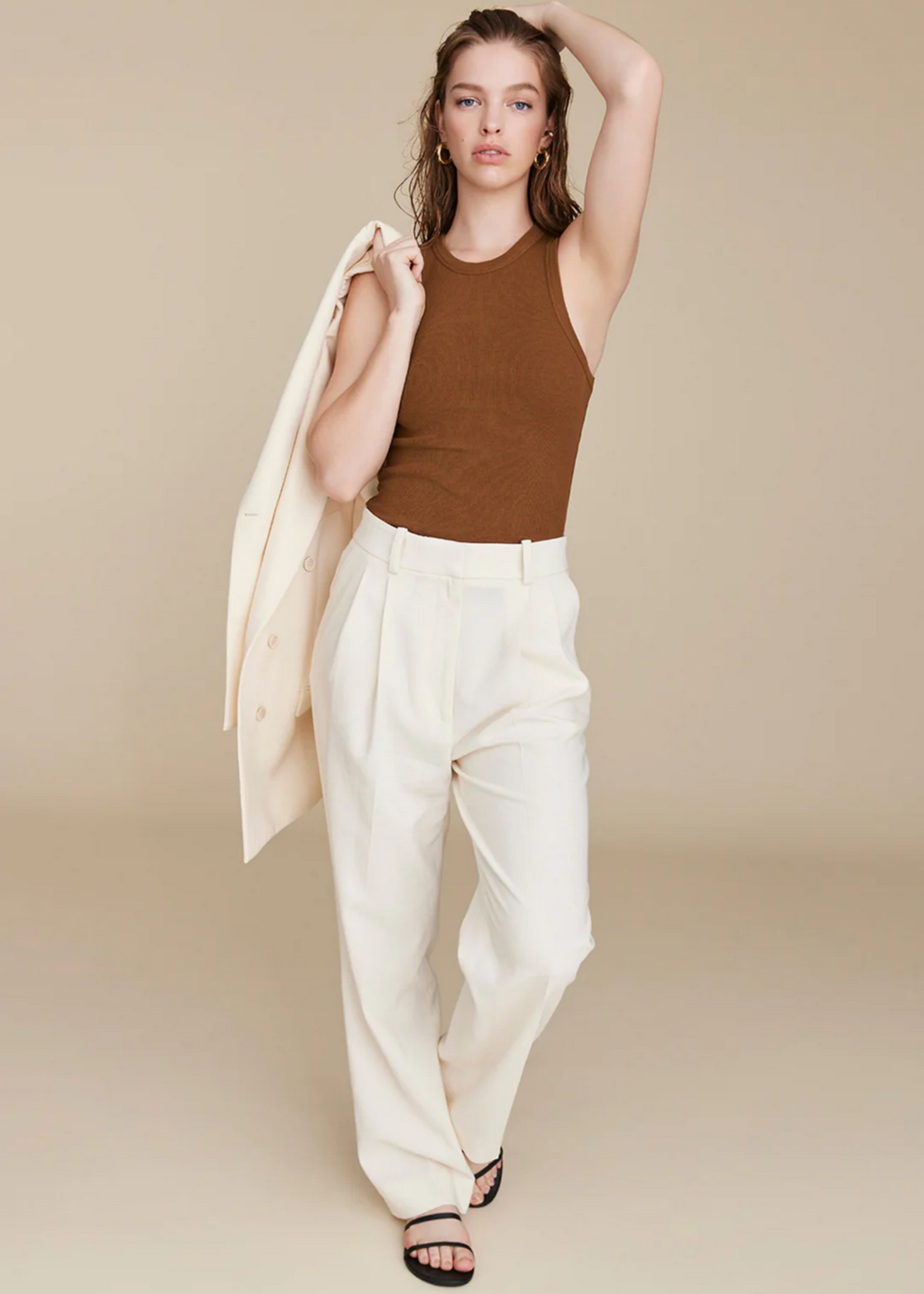 soldout.nyc The Not So Basic Tank- Toffee