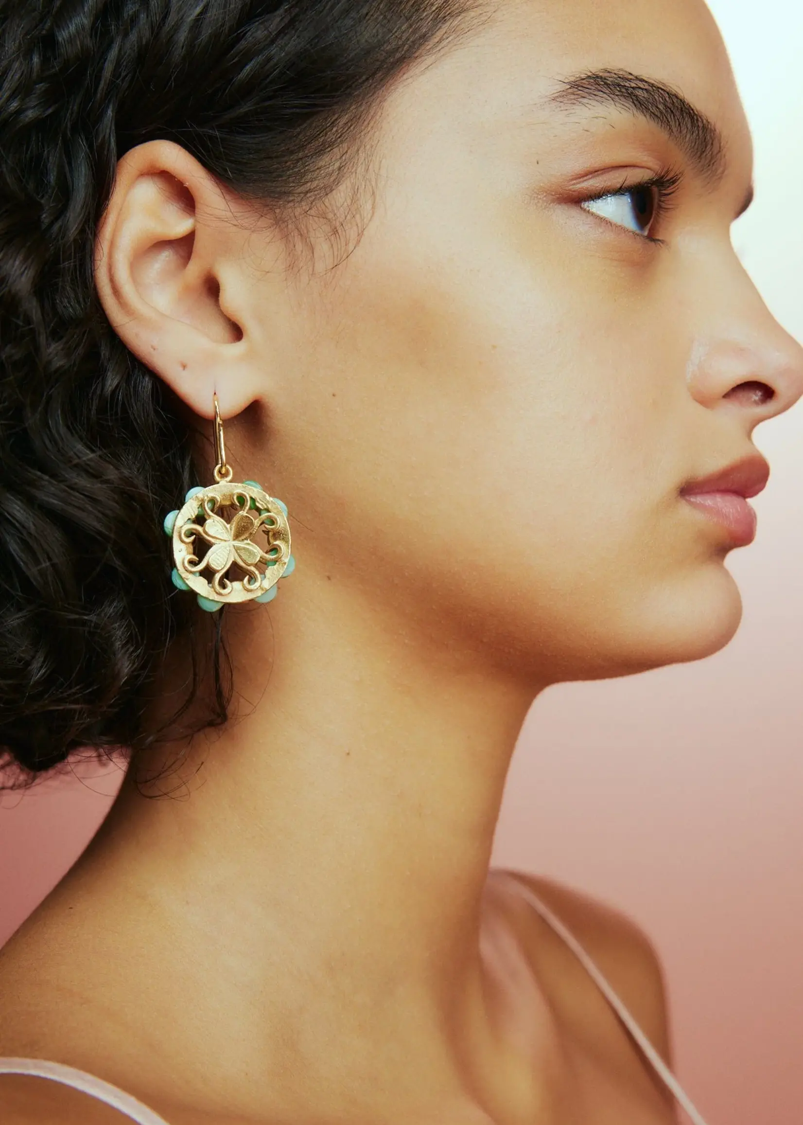 Alemais Encanto Tambourine Earrings
