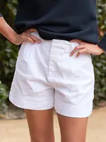 Frank & Eileen Waterford Walking Short- White Linen