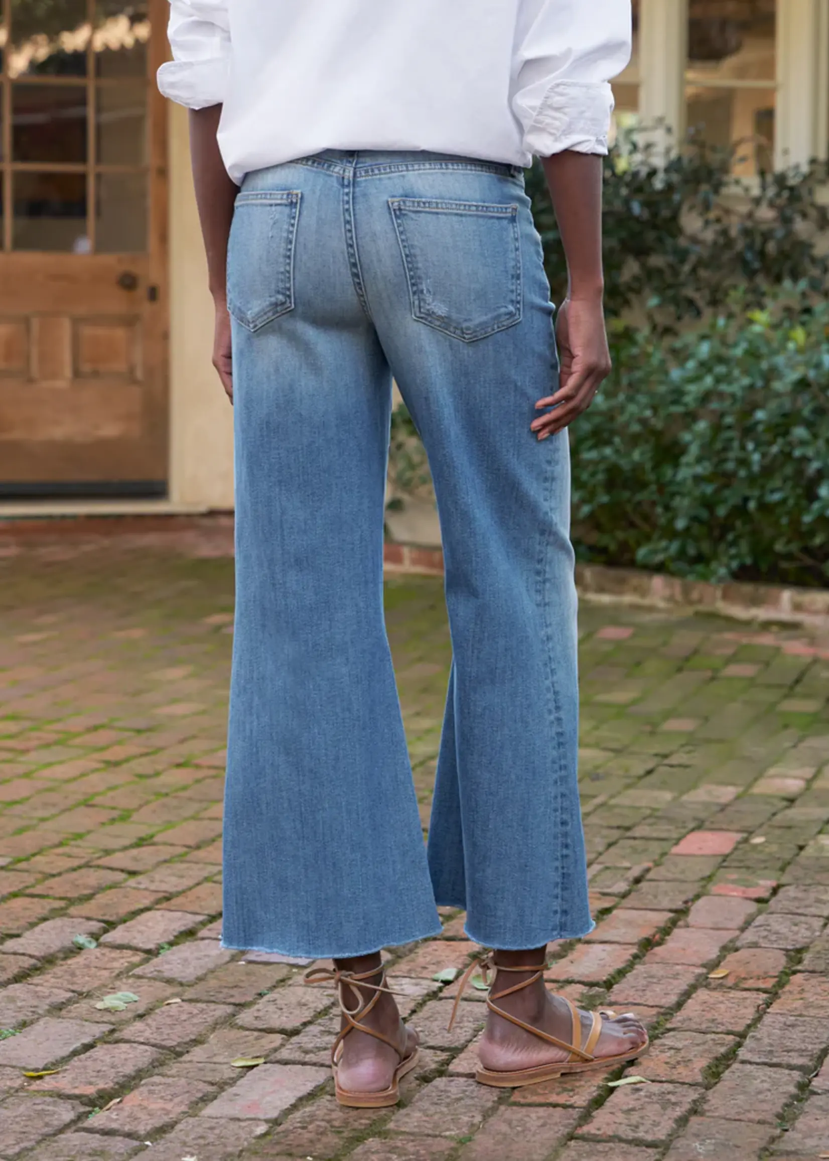 Frank & Eileen Galway Gaucho Wide Leg Jean- 1972 Wash