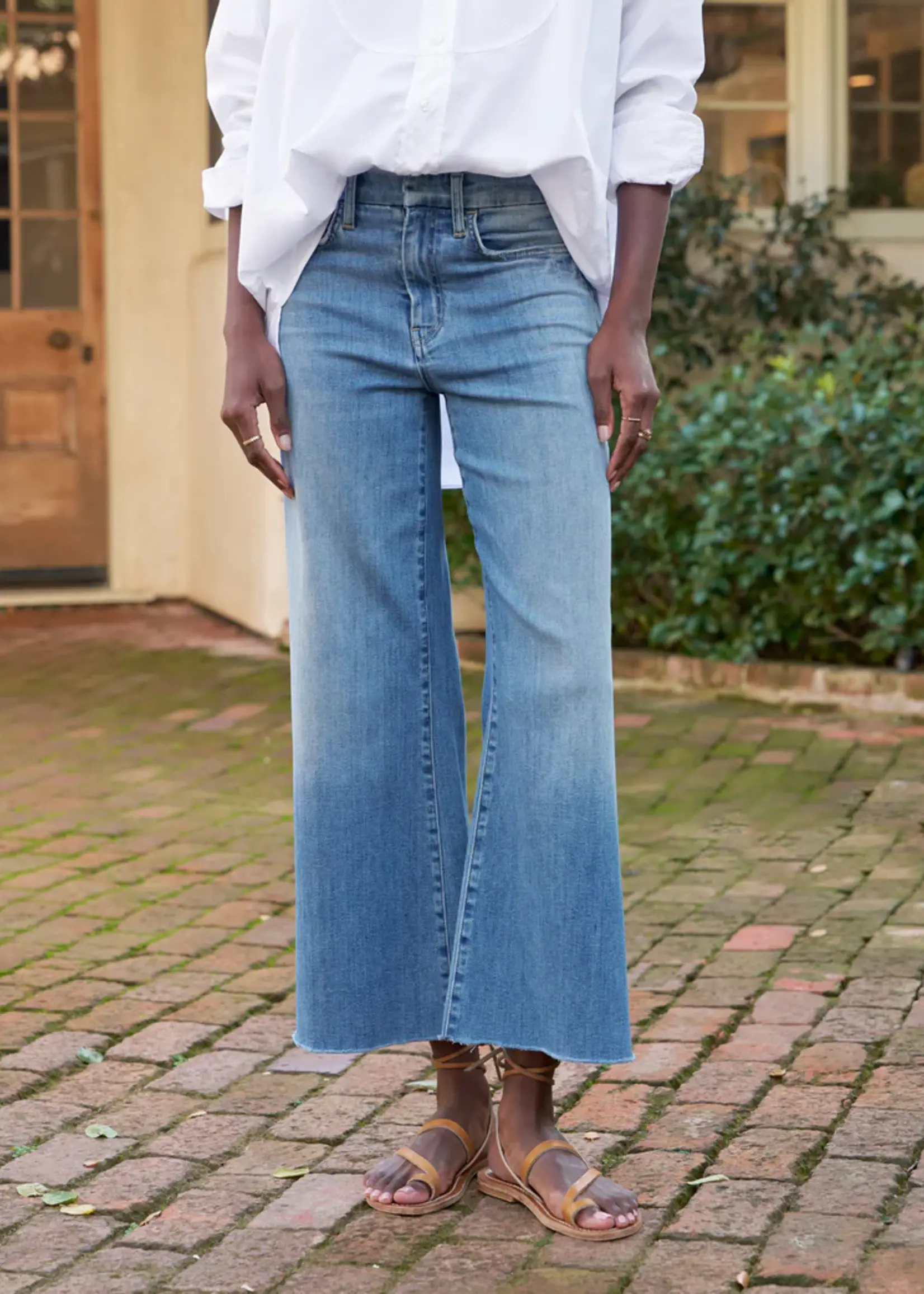 Frank & Eileen Galway Gaucho Wide Leg Jean- 1972 Wash