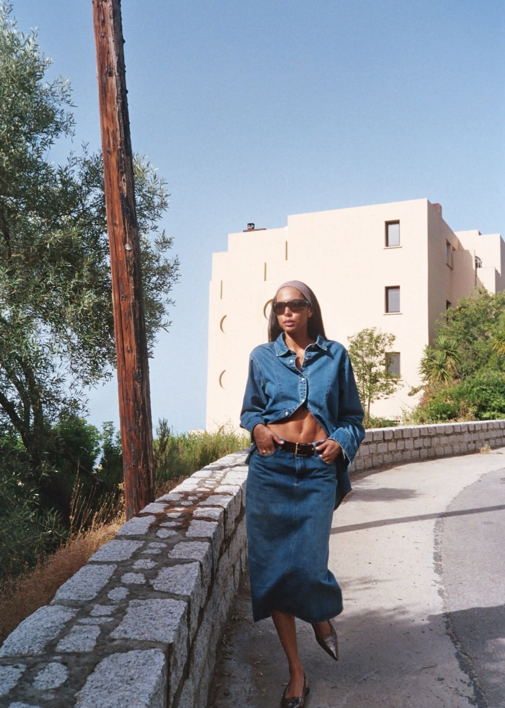 Rabens Saloner Acacie Pointy Slingback- Gun Metal