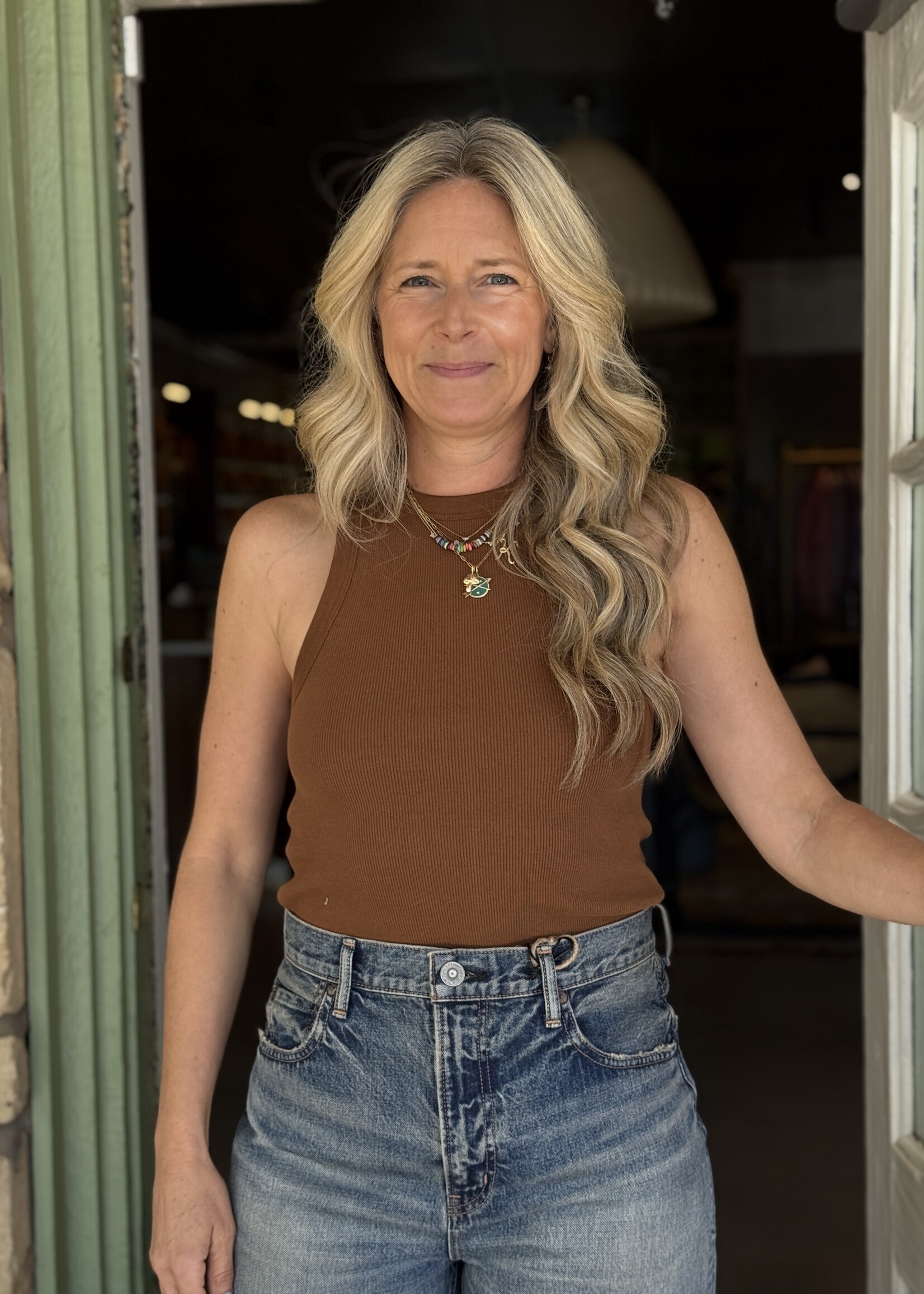 soldout.nyc The Not So Basic Tank- Toffee