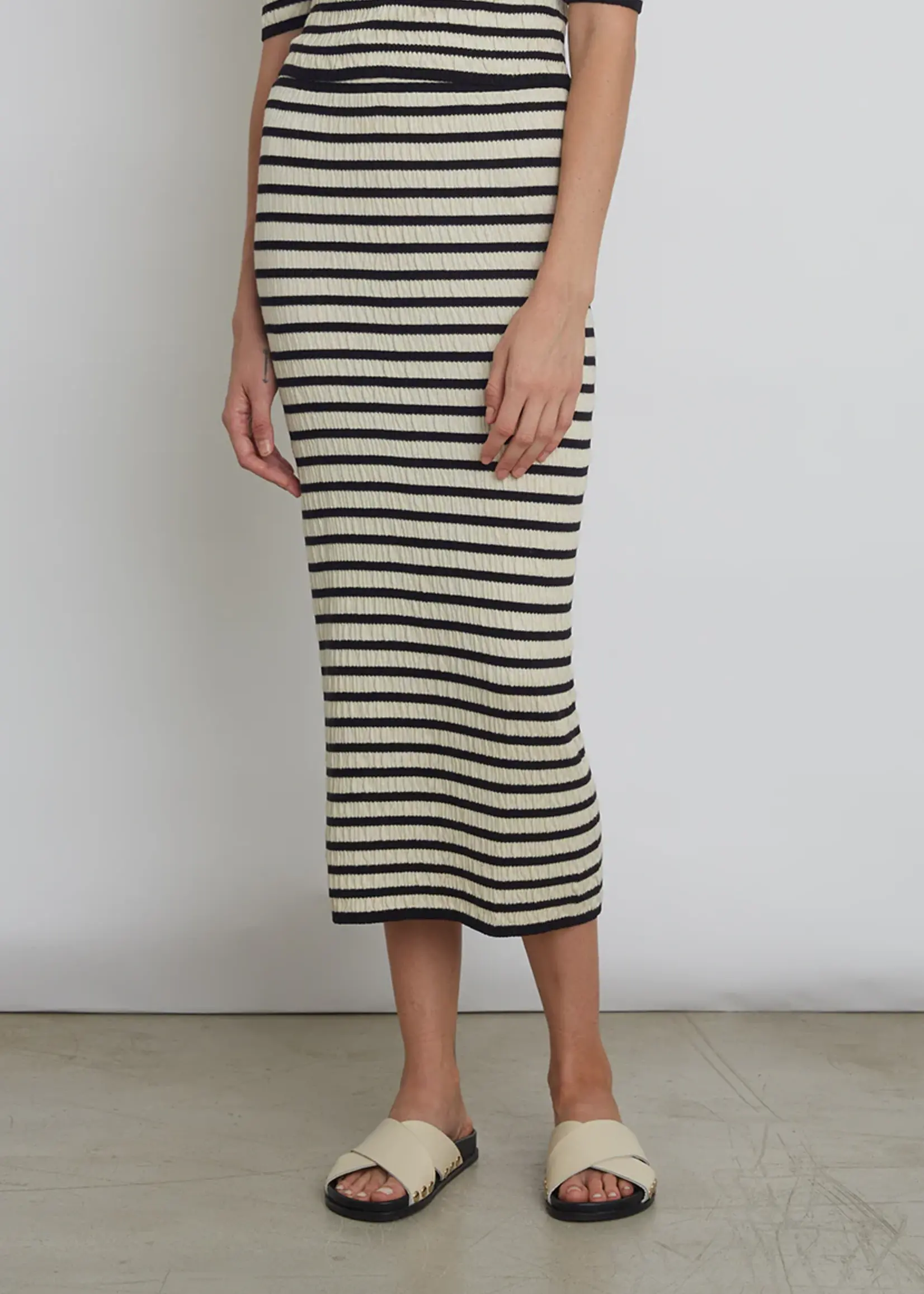Eleven Six Carrie Stripe Tube Skirt