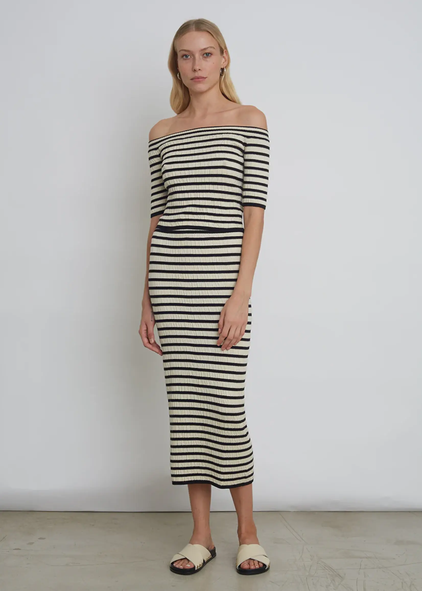 Eleven Six Helene Stripe Sweater