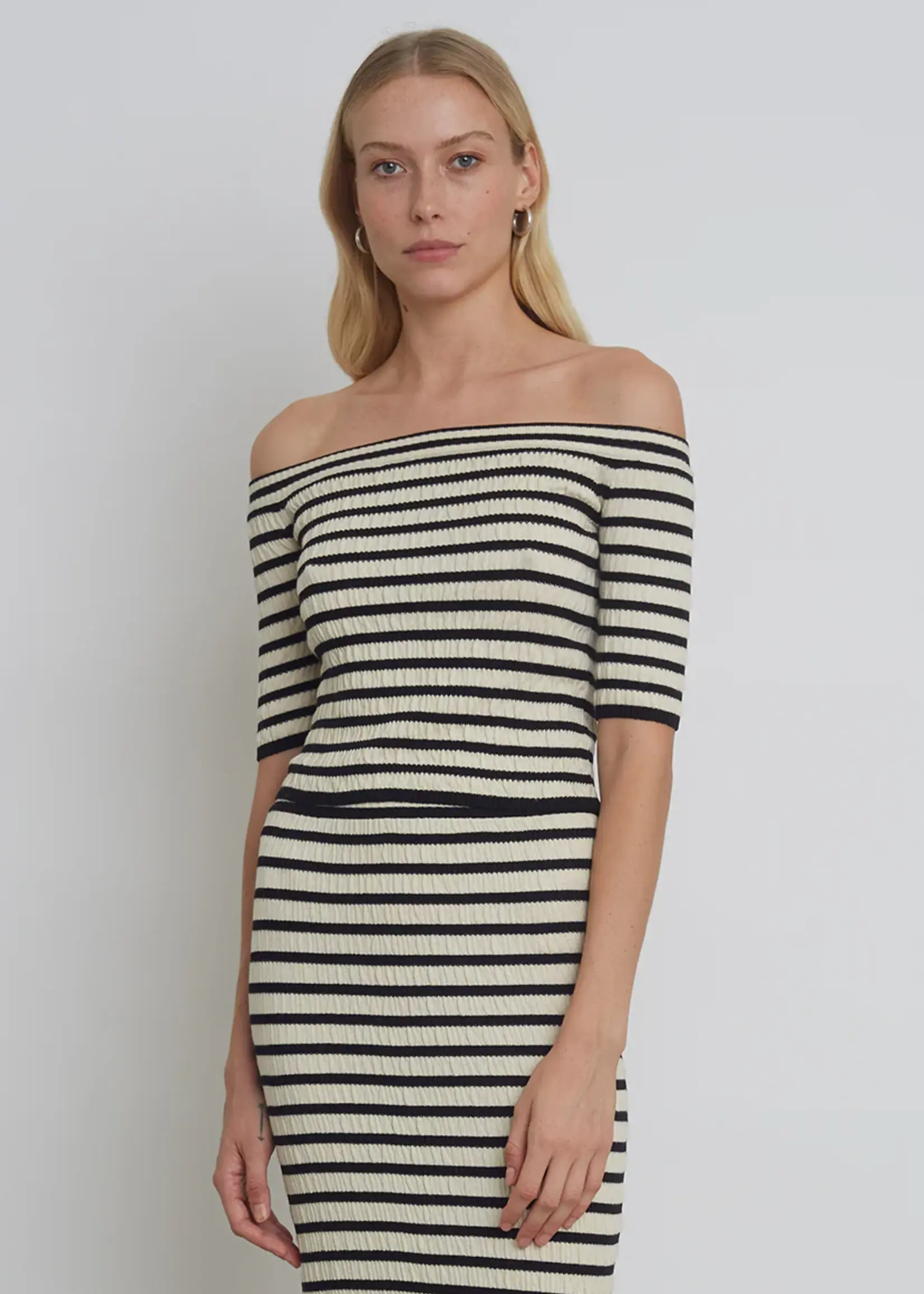 Eleven Six Helene Stripe Sweater
