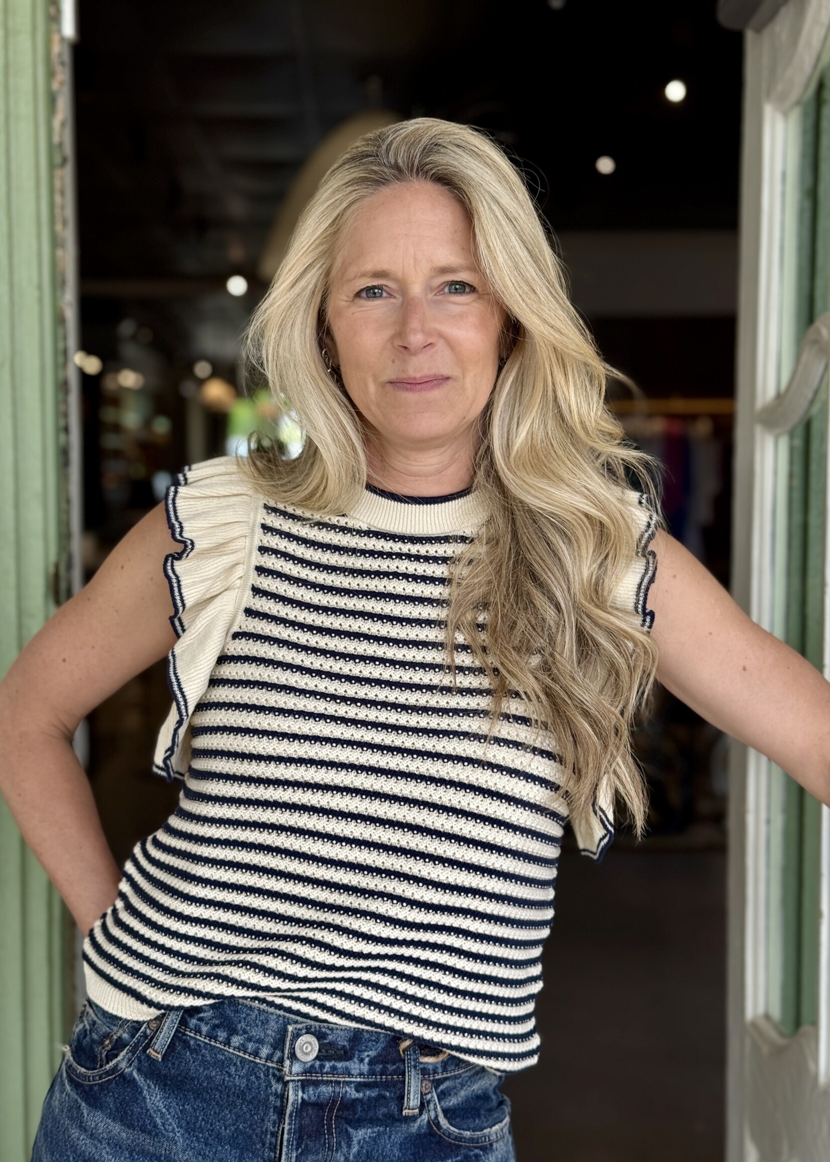 Eleven Six Viola Stripe Tank