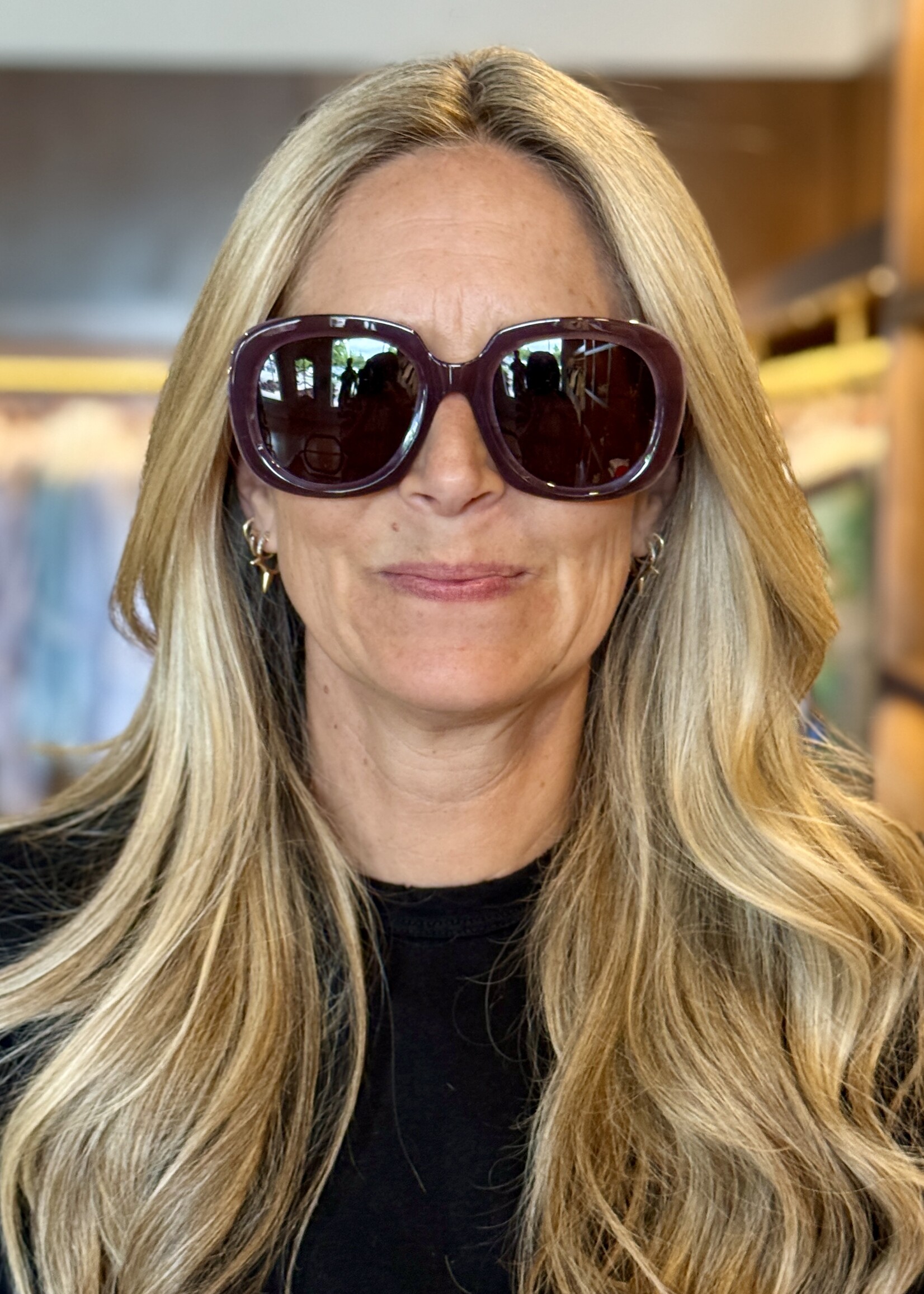 LOWERCASE Nolita Sunglasses- Marble Lavender