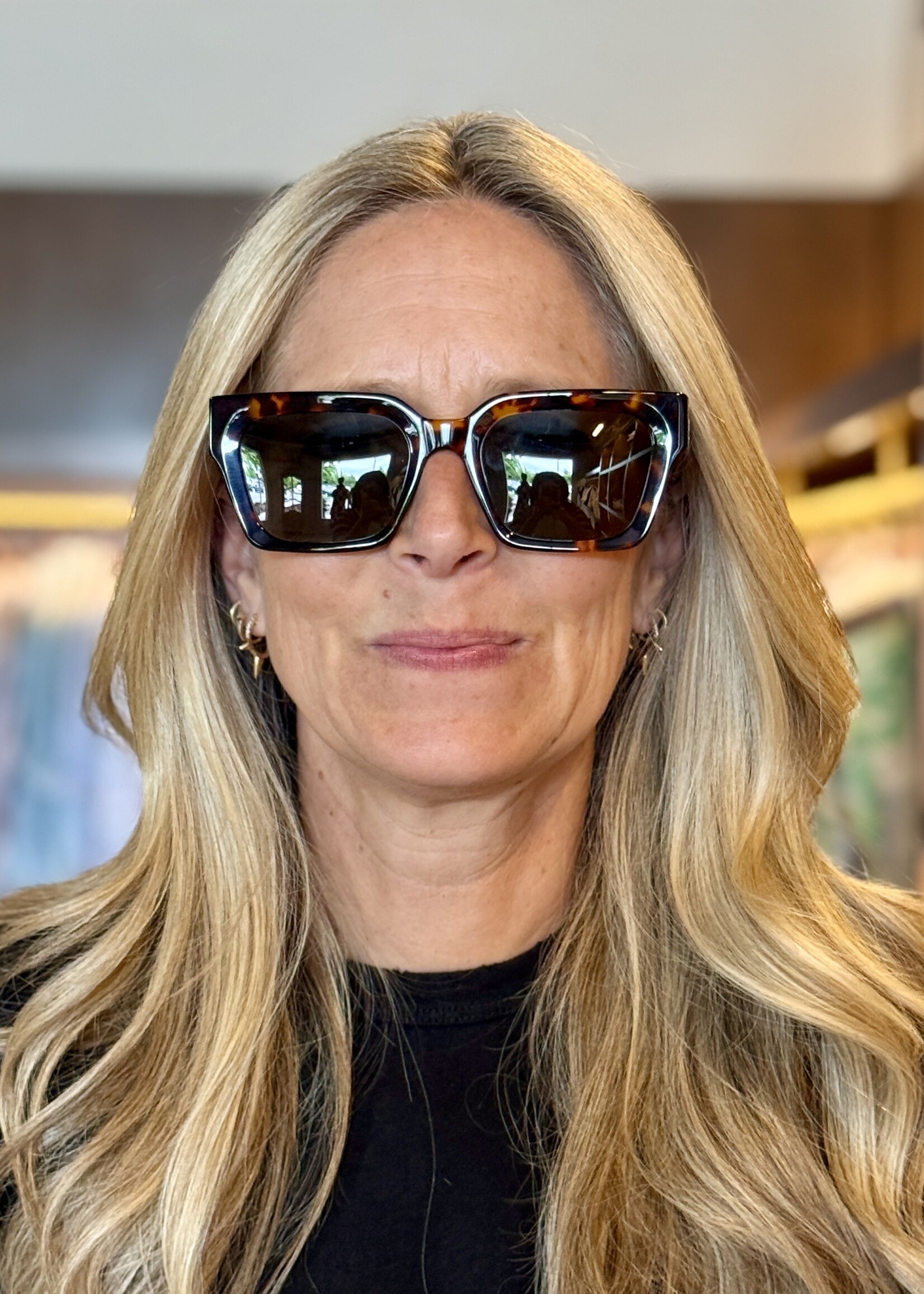 LOWERCASE Cassie Sunglasses- Dark Tortoise