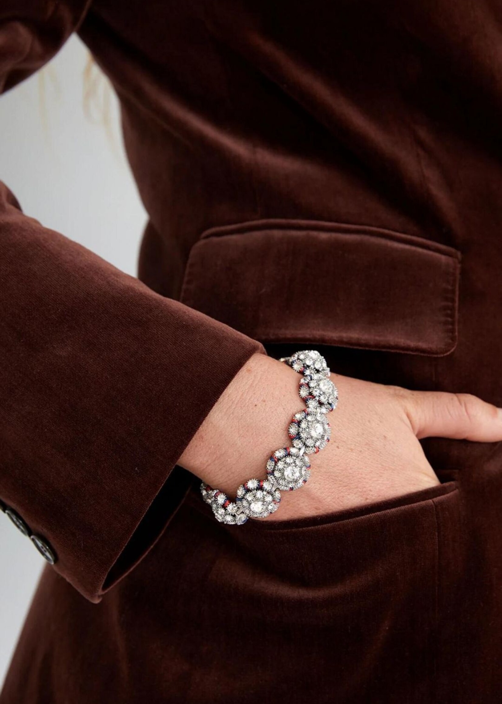 Clare V. Vintage Button Bracelet