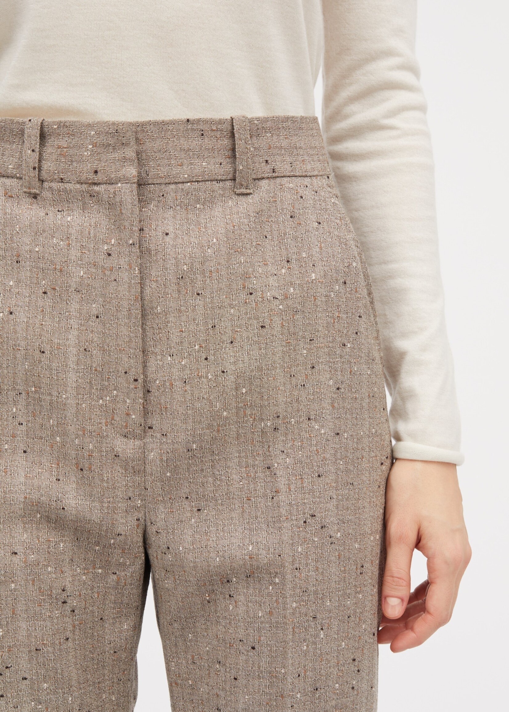 MKDT Perrie Speckled Thin Wool Pant