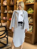 Frank & Eileen Donegal- Unforgettable Skirt- White & British Royal Navy