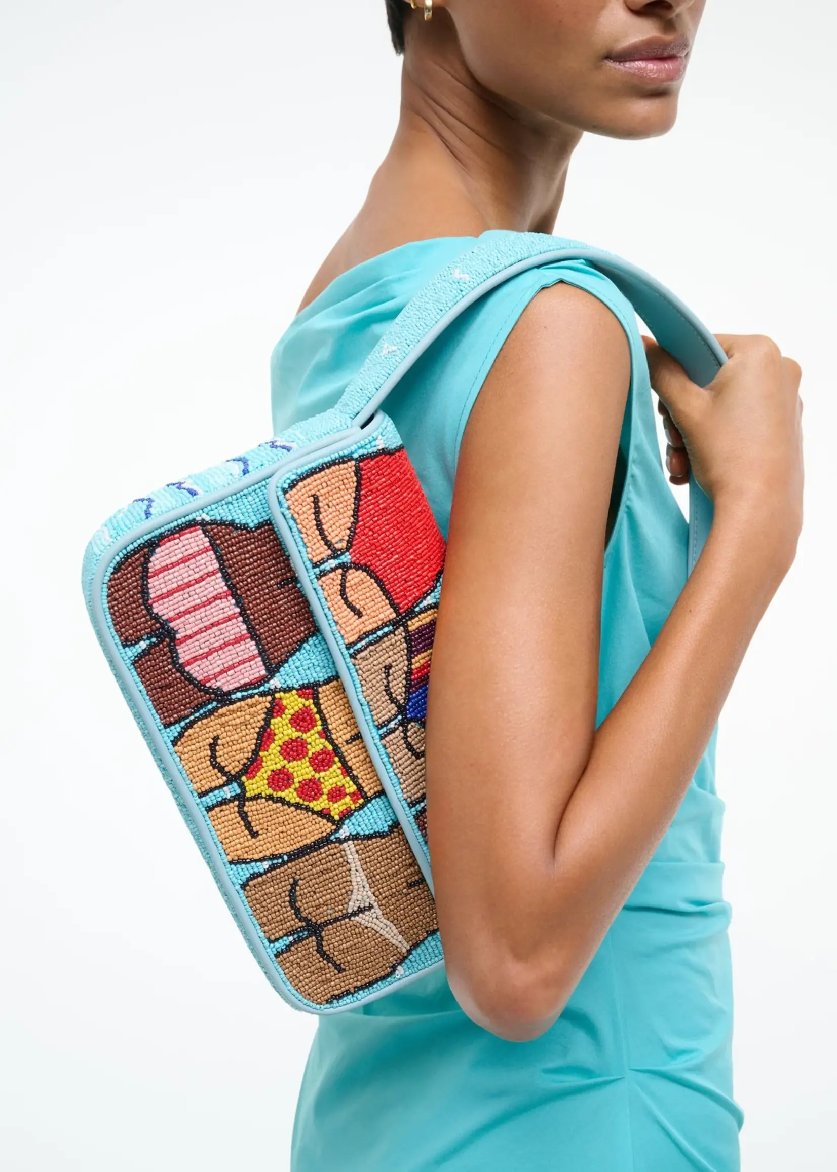 Staud Tommy Beaded Bags- Beach Bums