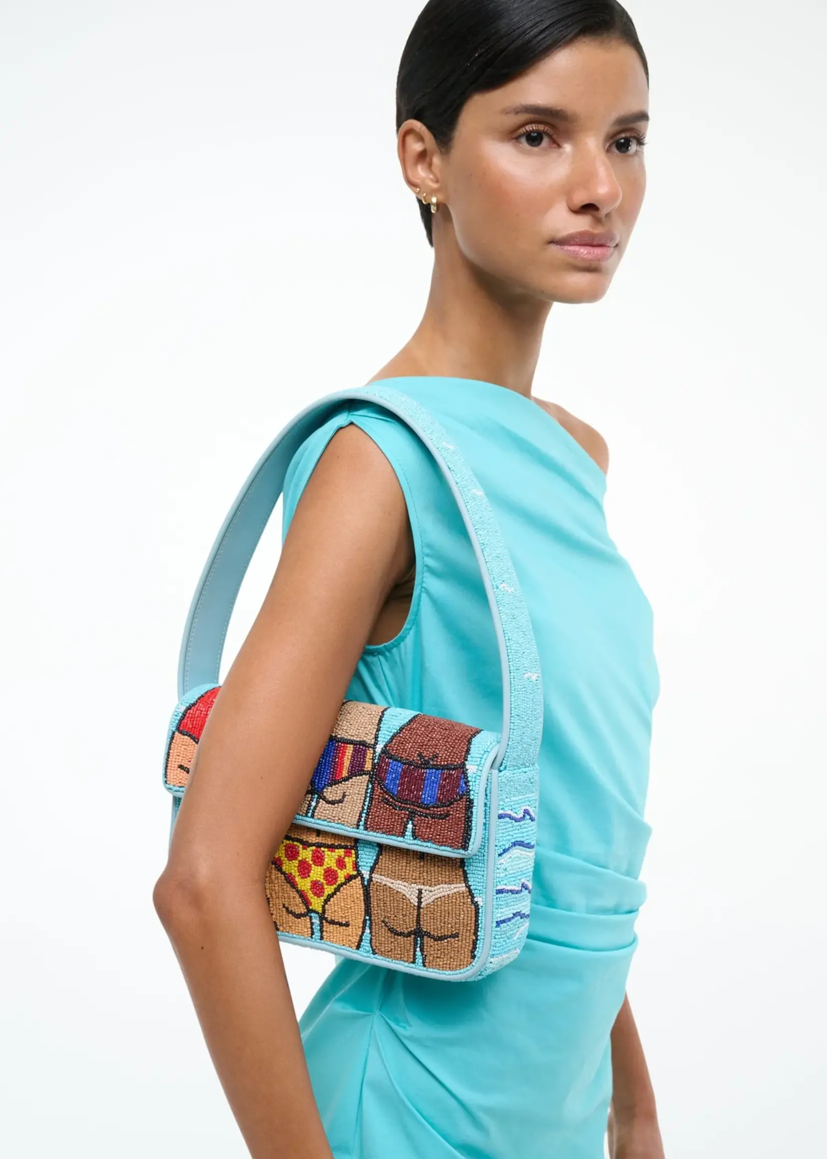 Staud Tommy Beaded Bags- Beach Bums