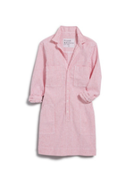 Frank & Eileen Southern- LS Playsuit Dress- Red Stripe RDSL