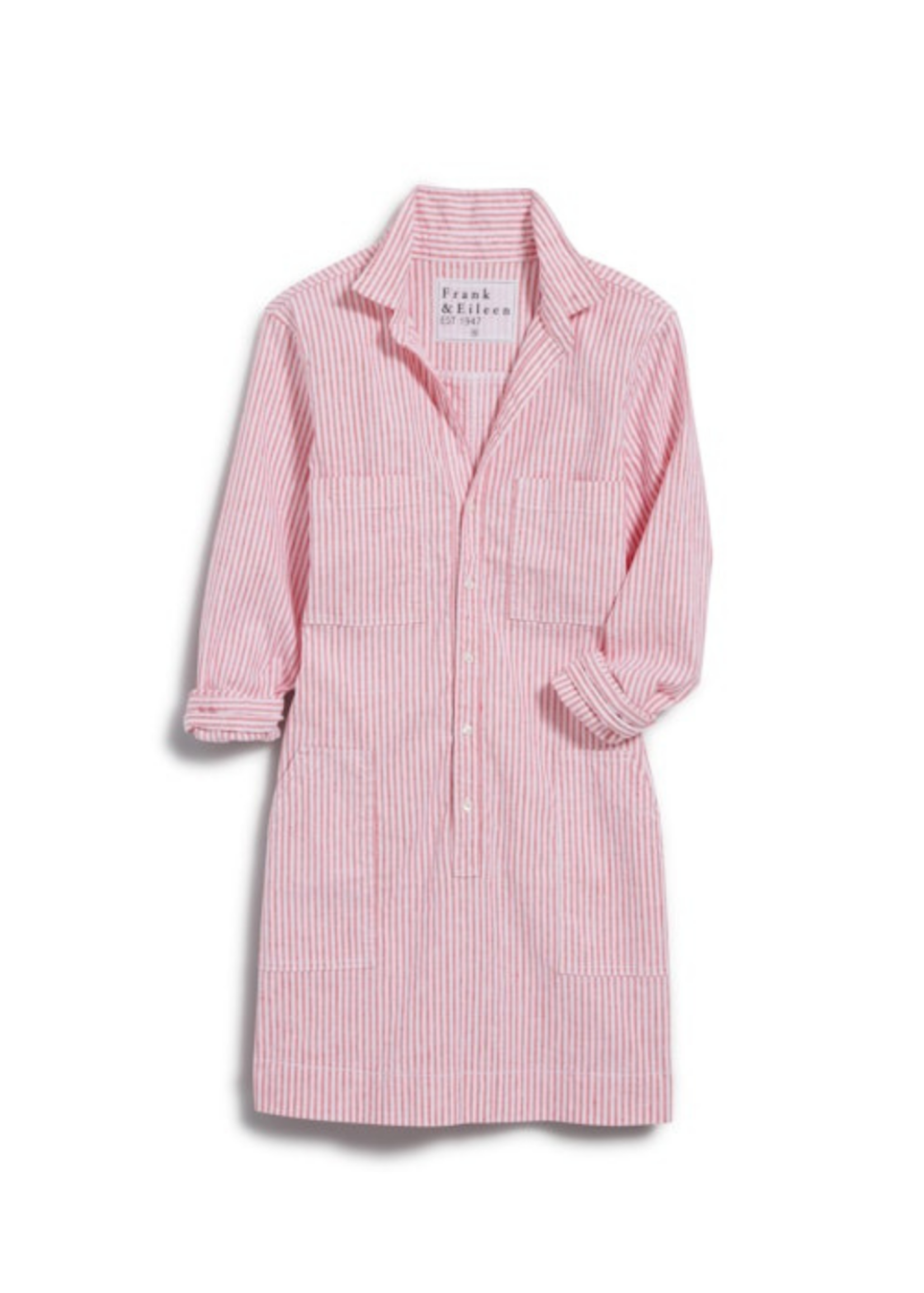 Frank & Eileen Southern- LS Playsuit Dress- Red Stripe RDSL