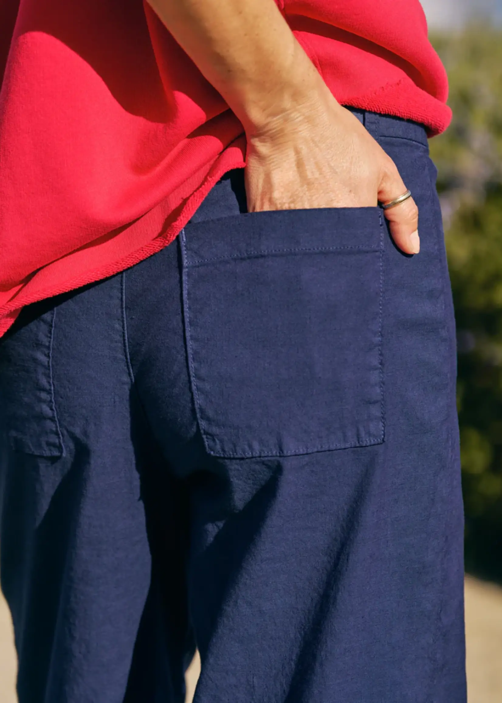 Frank & Eileen Wexford- The Trouser- Summer Navy SNVL