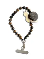 Solar Eclipse Snail Gemstone Bracelet Phone Chain