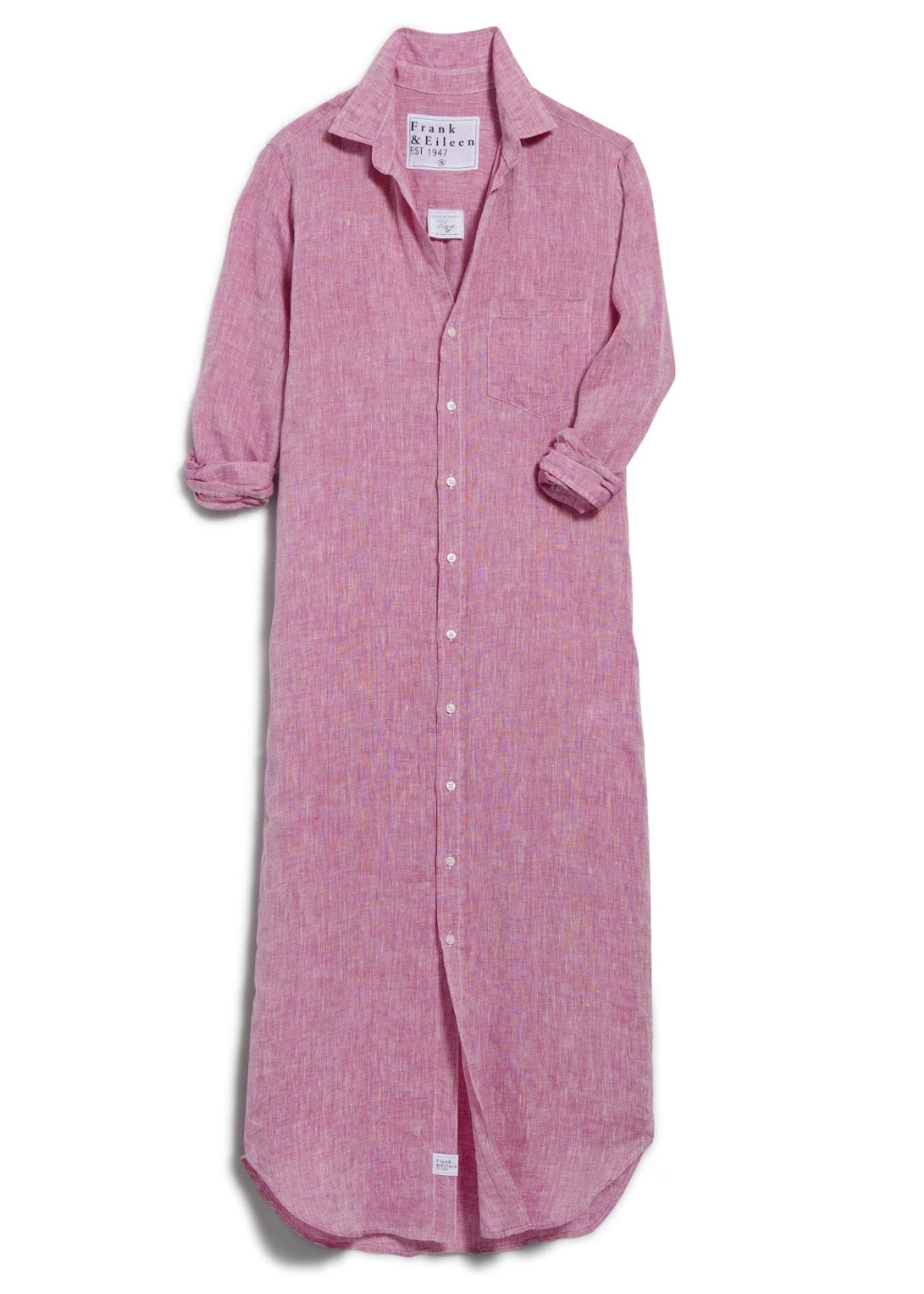 Frank & Eileen Rory- Maxi Shirtdress- Raspberry RSBL