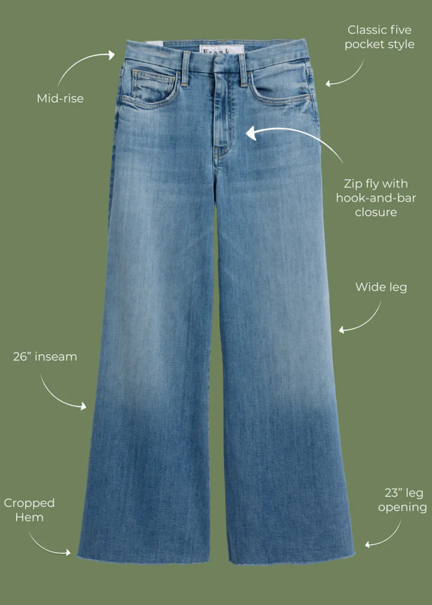 Frank & Eileen Galway- Gaucho- 1986 Denim Mineral Wash