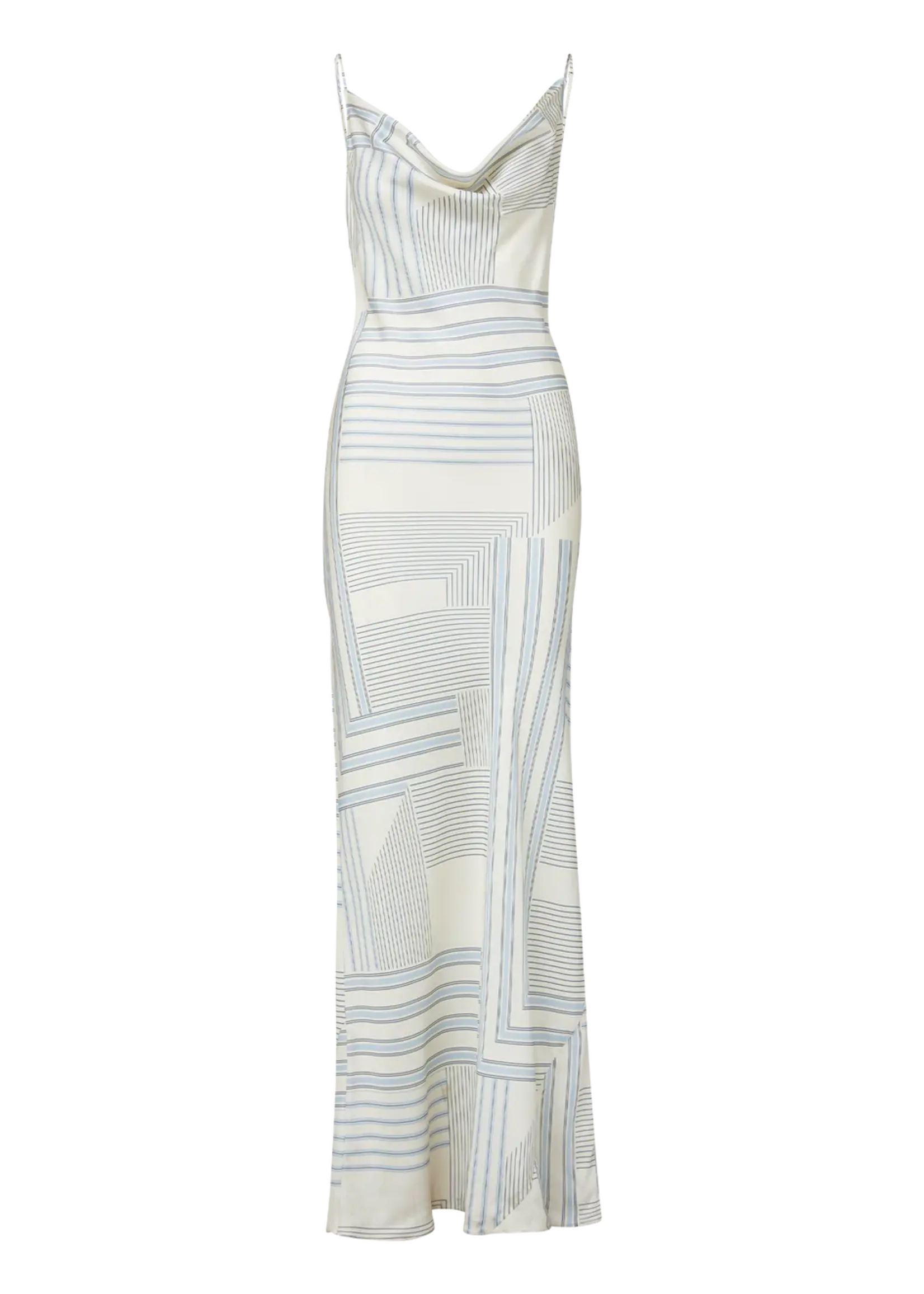 Veronica Beard Madison Dress- Dove/Blue Lake