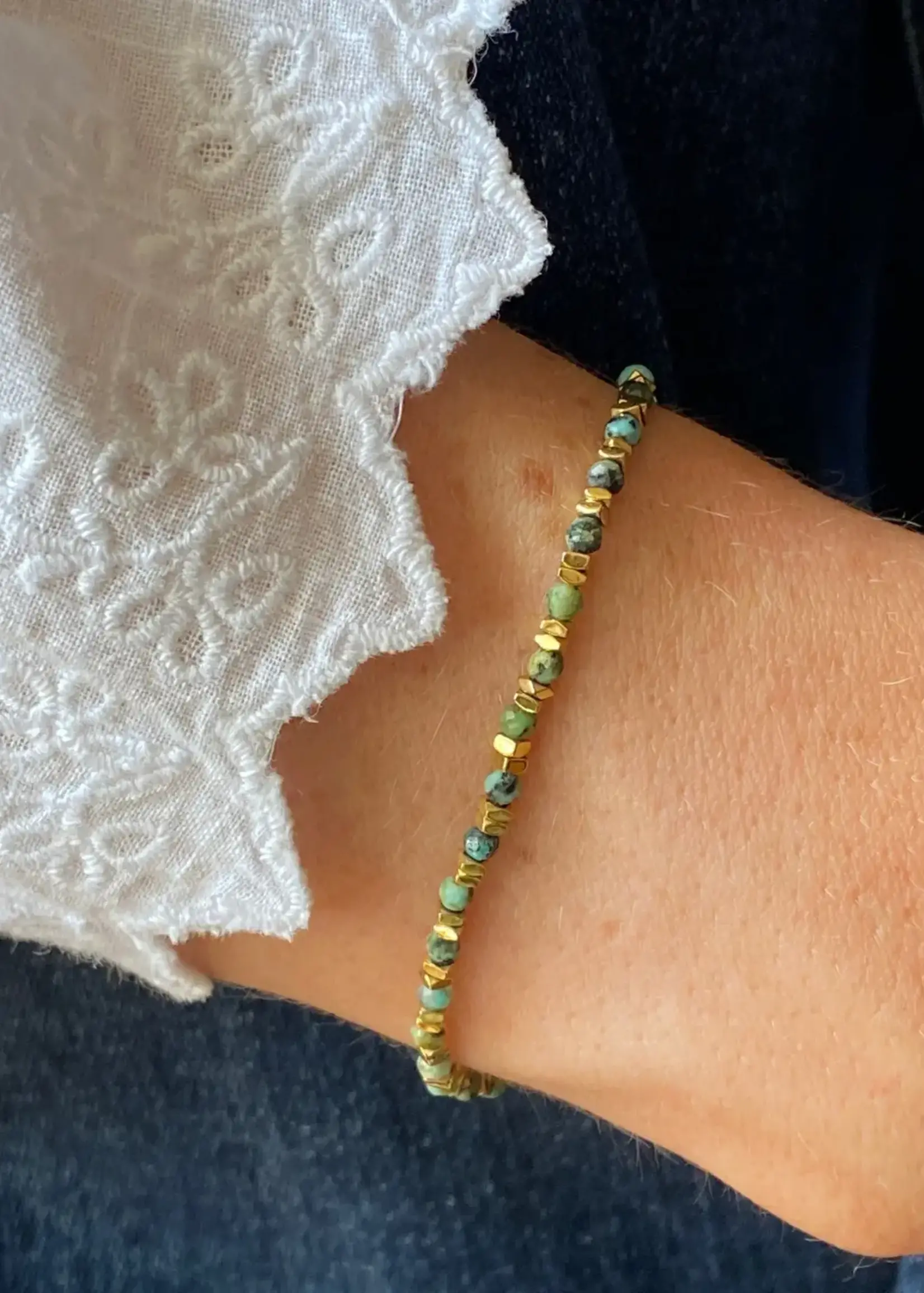 Sophie Deschamps Bijoux Jadmire Bracelet- Turquoise