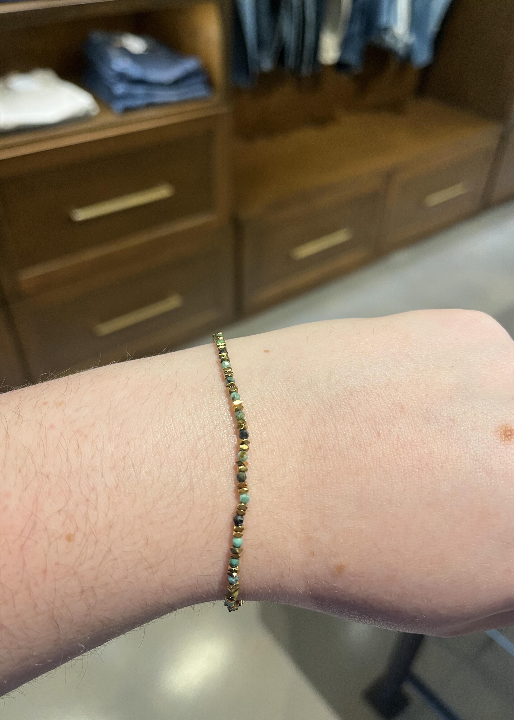 Sophie Deschamps Bijoux Jadmire Bracelet- Turquoise