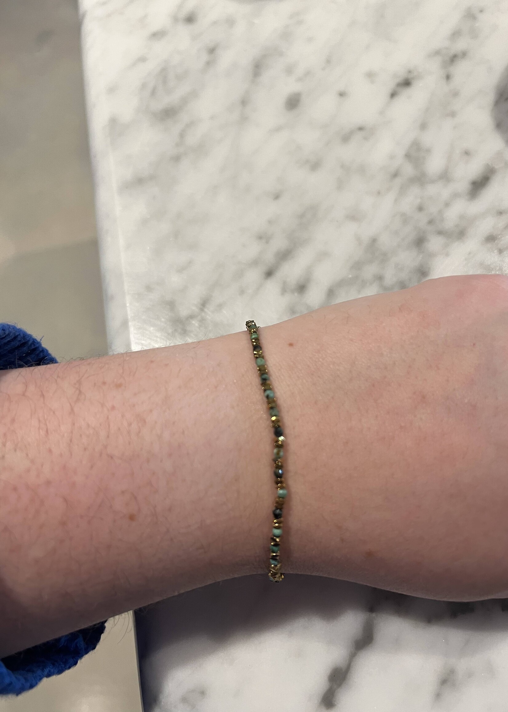 Sophie Deschamps Bijoux Jadmire Bracelet- Turquoise