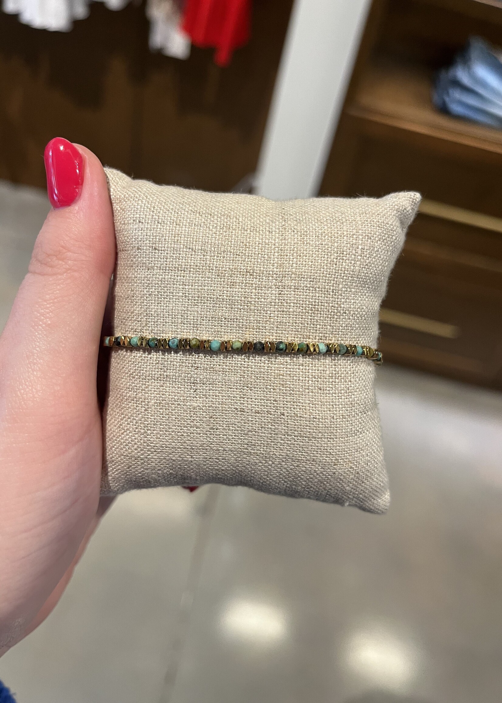 Sophie Deschamps Bijoux Jadmire Bracelet- Turquoise